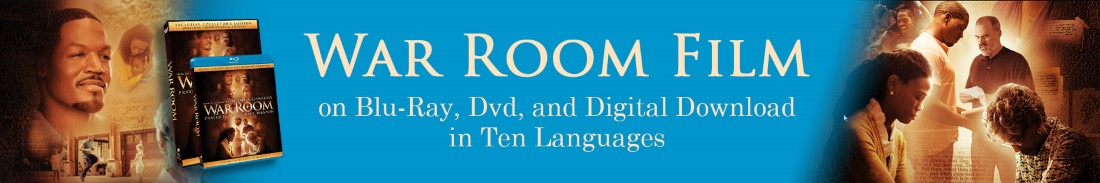 War Room Film on Blu-Ray, on Dvd, and Digital Download in Ten Languages